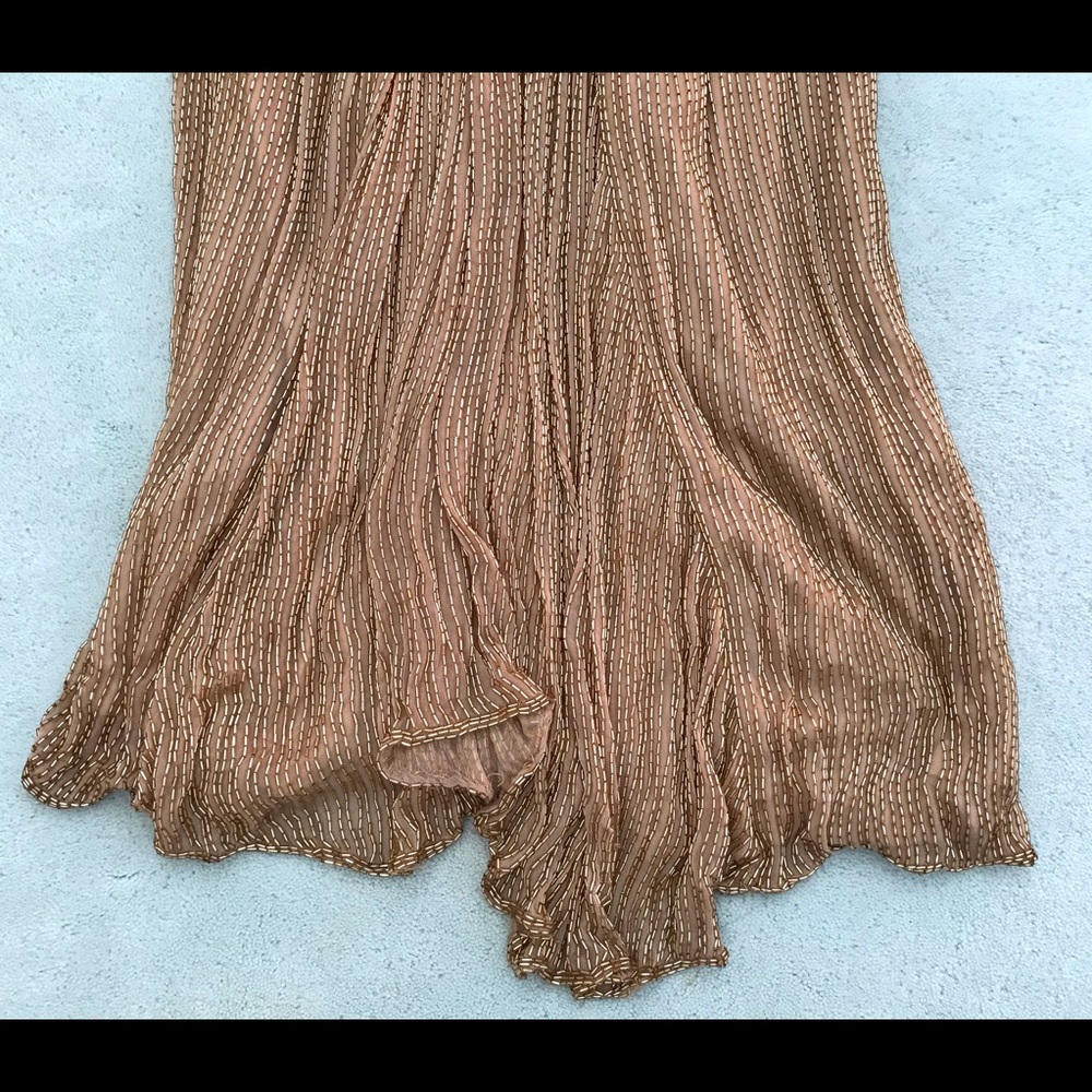 Custom Beaded Gown +Wide Kick-pleat - Picture 13 of 15